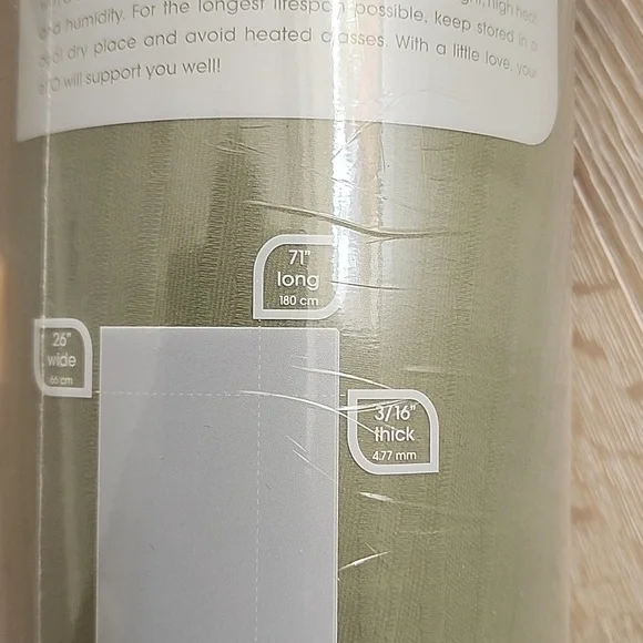 New Manduka Extra Wide Eko 71 L, 26 W & 5mm Thickness Yoga Mat in Moss Green